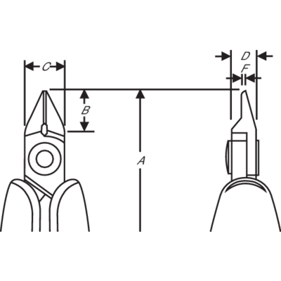 Skævbider 80 Ultra 0,2-1,0mm 110mm