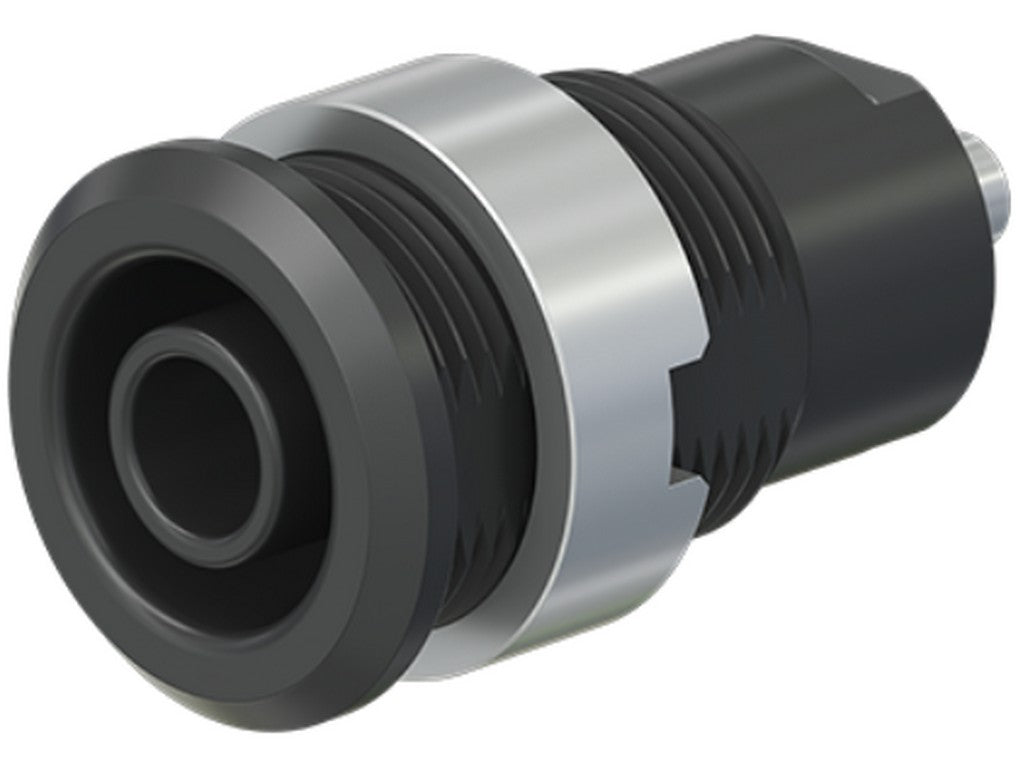 Socket nickel-plated SLB4-E black CAT III 1000V/CAT IV 600V 24A