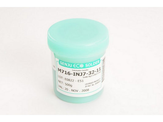 Solder paste lead-free 500 g cans Sn88 Ag3.5 In8 Bi0.5