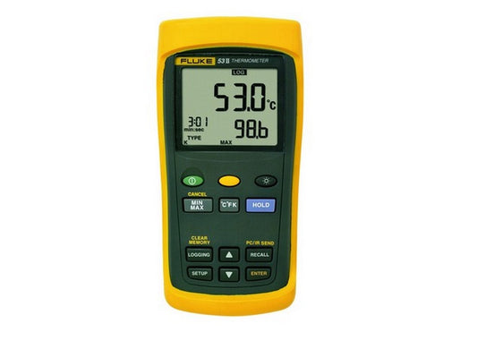Thermometer digital w. computer scientist.
