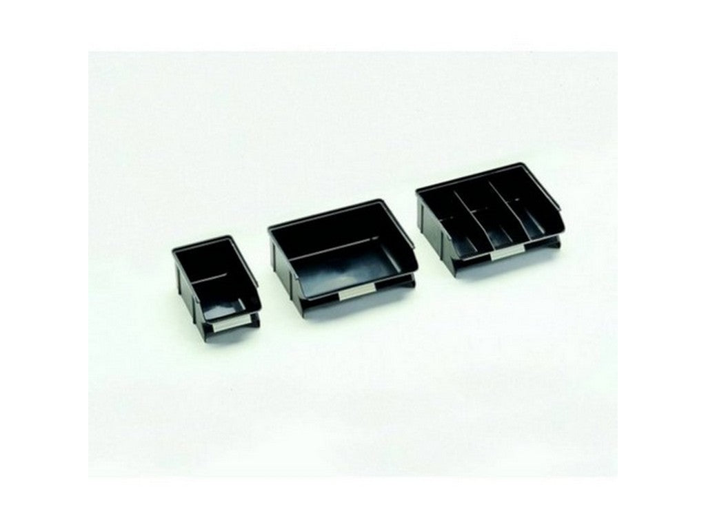Storage box ESD w/2 dividers 160x198x70mm