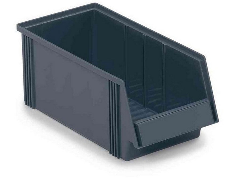 Storage box grey 186x400x156mm