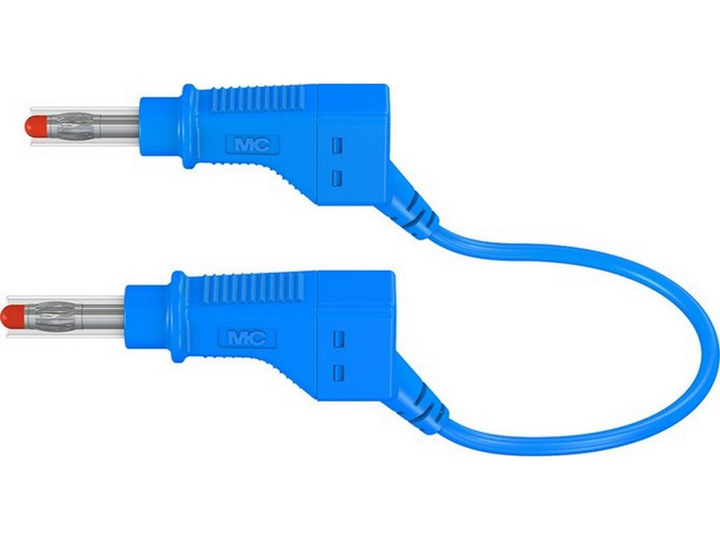 Test lead XZG425/SIL blue 150 cm - 600V CATII 32A