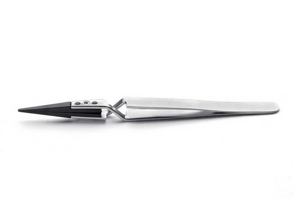 Tweezers 130mm w. nylon tip