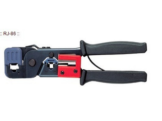 Crimping pliers for 8 & 6-pin modular plugs