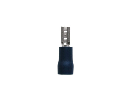 Flat connector insulated female blue 1.5-2.5mm-2.8x0.8mm