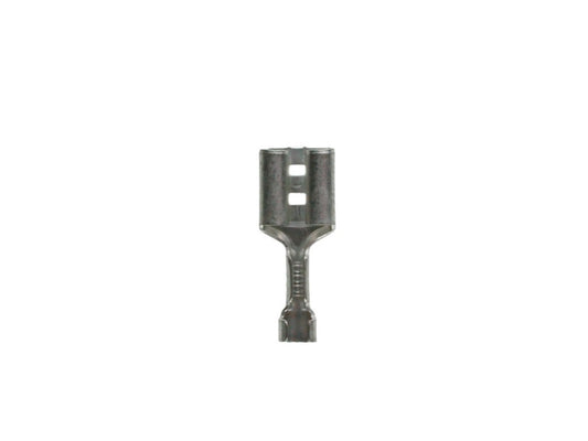 Female flat connector uninsulated 6.3x0.8 tinned 1.5-2.5mm DIN46247/DIN46330