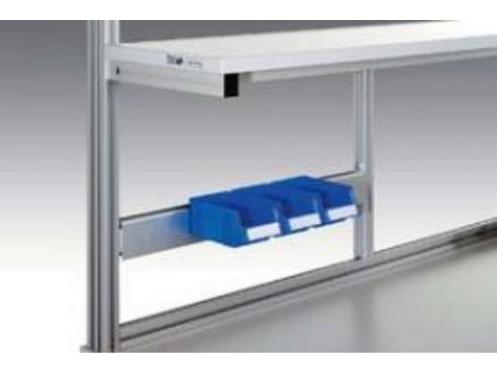 Skinne ESD for oppbevaringsboks Alu 525mm; t/WTR 140