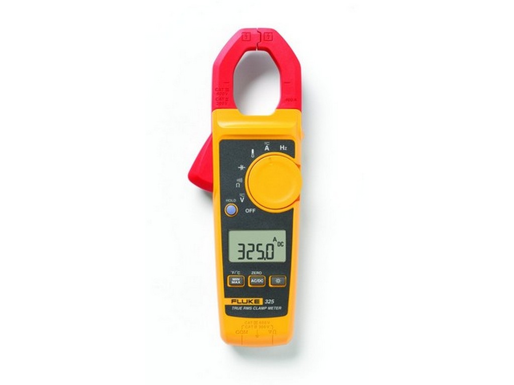 Tangamperemeter 0-400AC TRMS 600V AC/DC m/temp. + min/max CATIII 600V/CATIV 300V