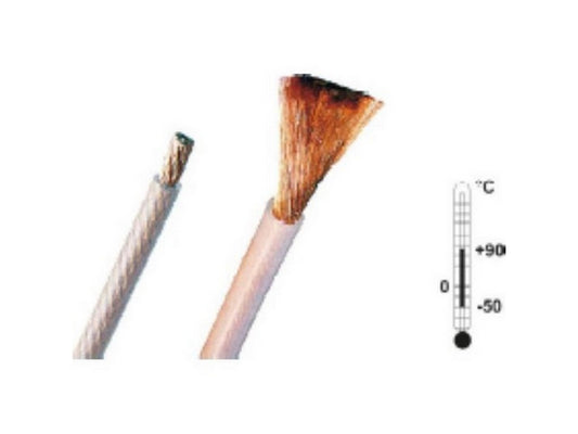 Silicone ledning 10mm rød SILI-S 75A/1500V