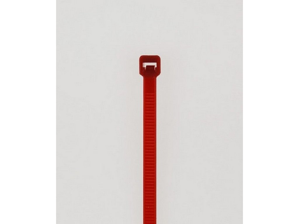 Cable tie red 4.8 x 370mm Bag w. 100 pcs.