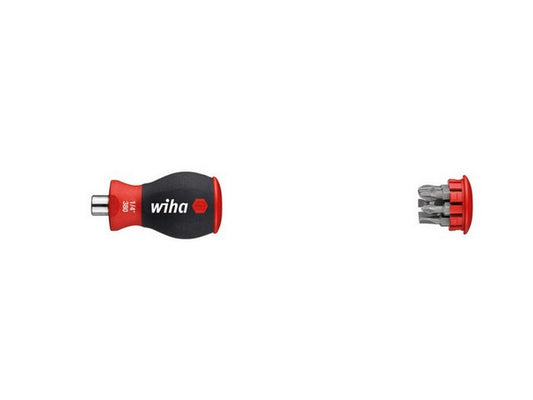 Screwdriver w/bits Tumling PH1-2-3 + straight slot 4.5-6.5-8