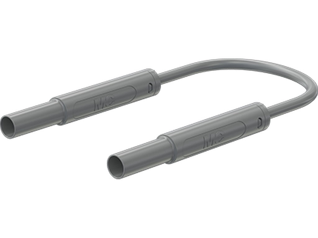 Testledning SIL SAK4N-S25 Ø4mm Grå 50cm 1000V CATIV 32A