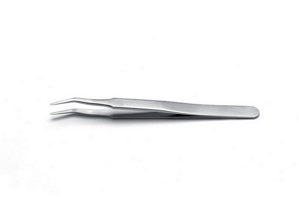 Pinsett SMD 120mm 60° spiss for flate komponenter
