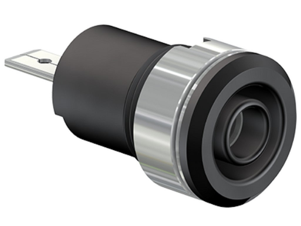 Socket SLB4-F/A nickel-plated black CAT III 1000V 24A