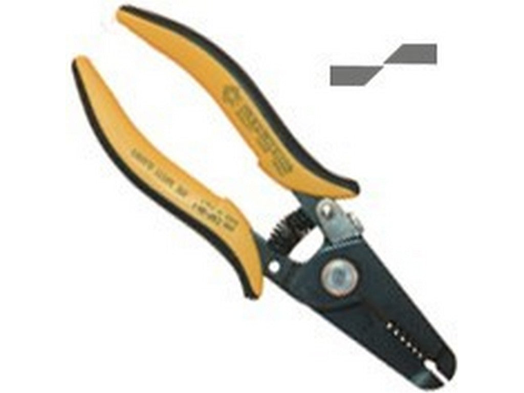 Stripping pliers Ø0.25-0.81mm with cutting edge, dissipative