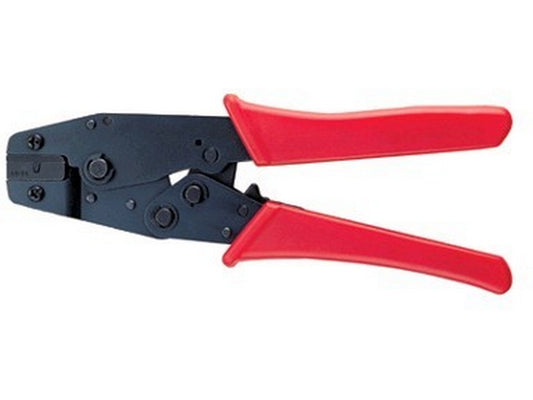 Crimping pliers for terminal tubes 0.5-2.5mm; trapezoid shape