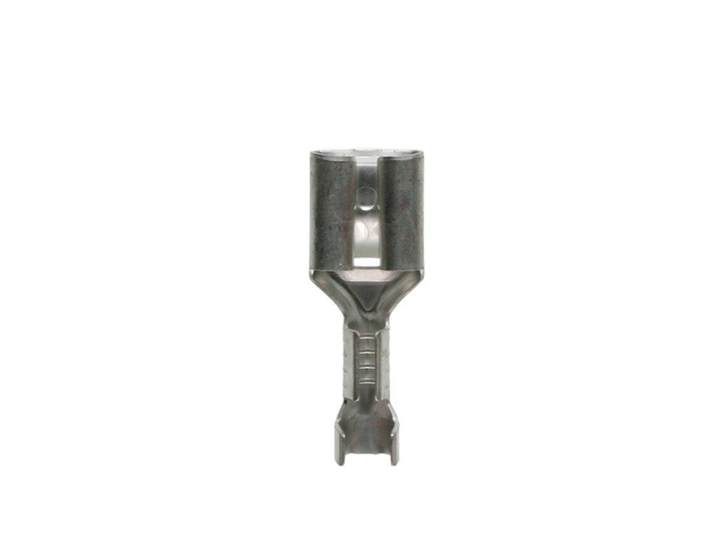 Hunnbladterminal m/låsepinne uisolert 6,3x0,8 fortinnet 1,5-2,5mm DIN46340