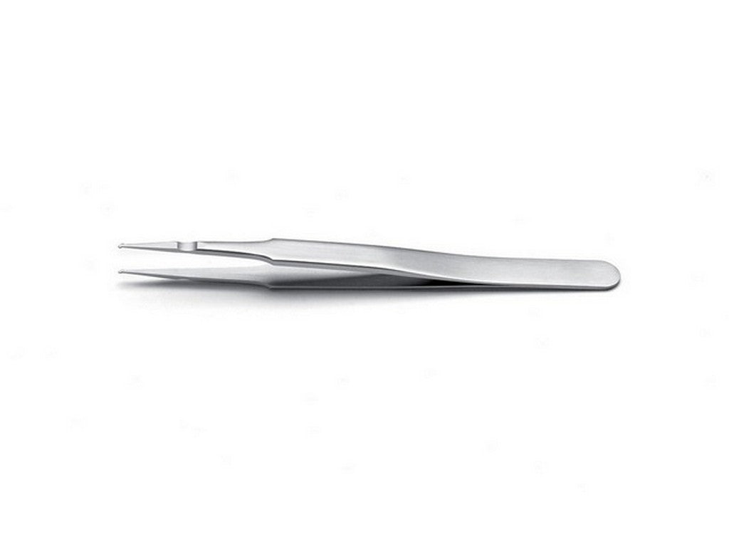 Pinsett SMD 120 mm spiss for 1 mm tykke komponenter.