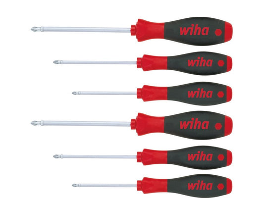 Screwdriver set SoftFinish w/PH1-2-3 + PZ1-2-3