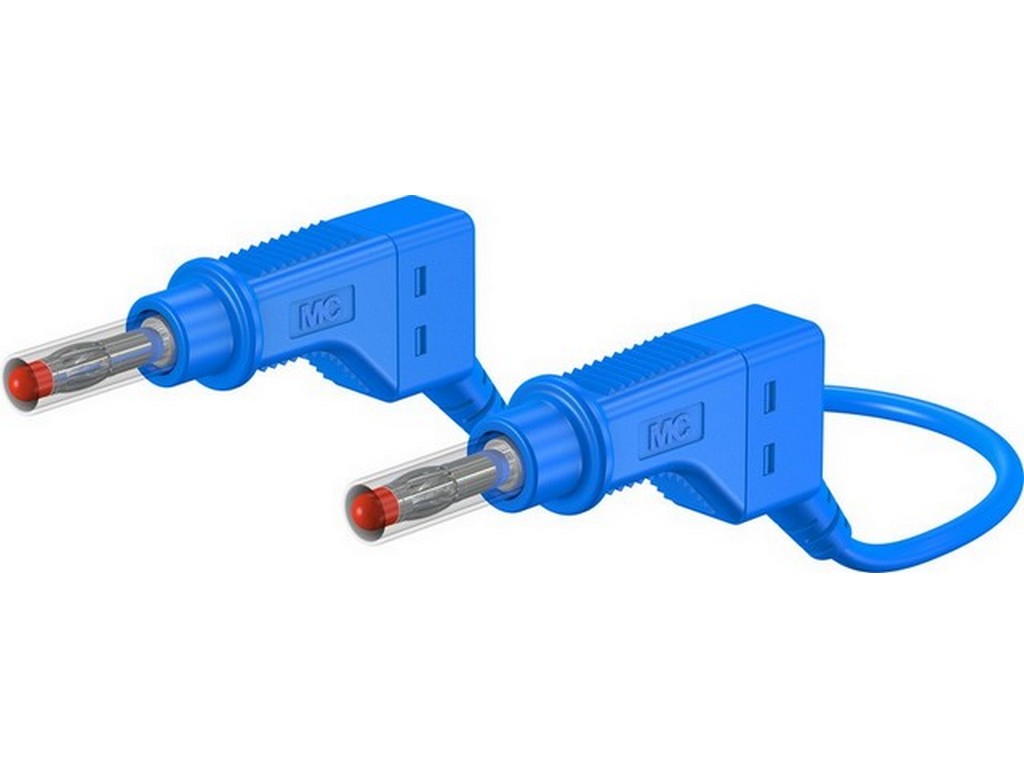 Test lead XZG425/SIL BLUE 100cm - 600V CATII 32A