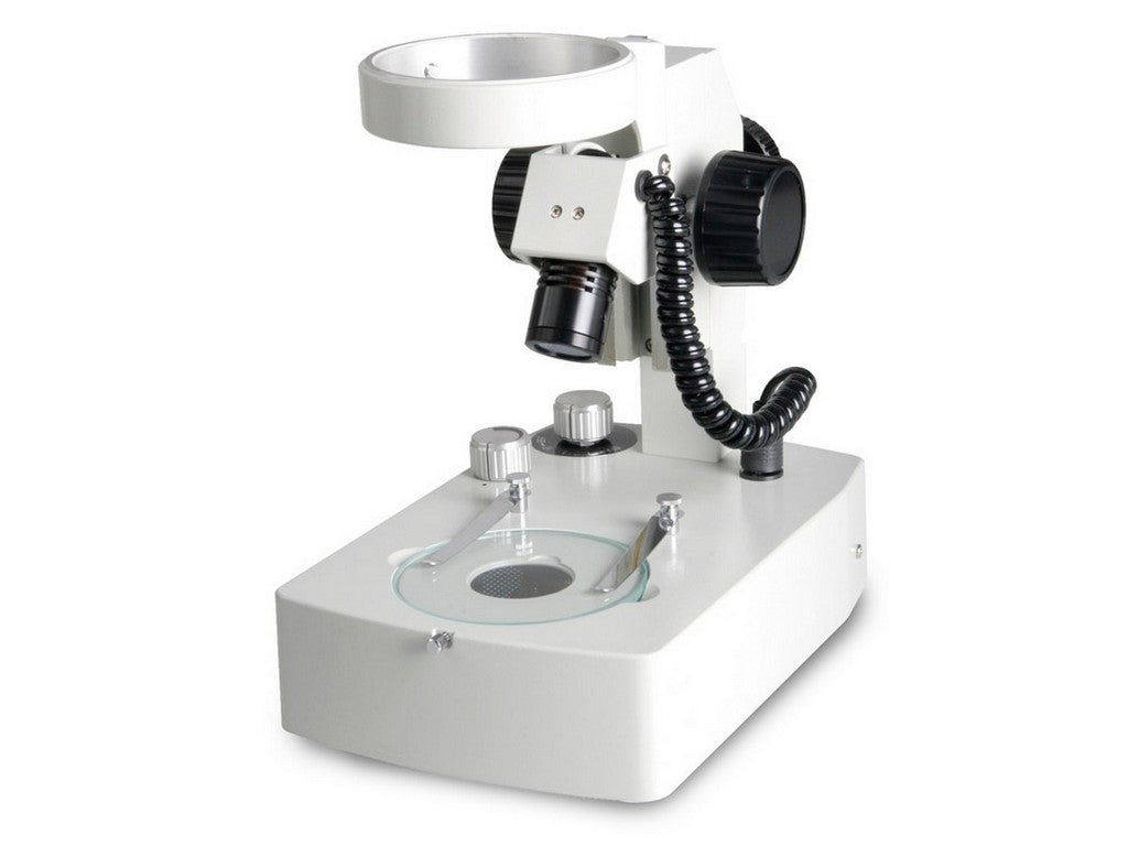 Microscope stand with tabletop