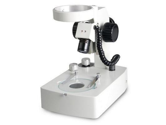 Microscope stand with tabletop
