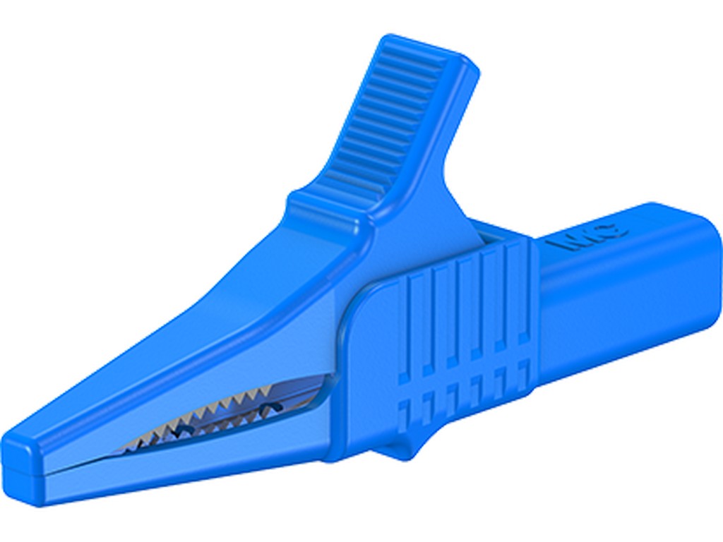 Crocodile clip XKK-1001 blue 1000V - CAT II - 32A