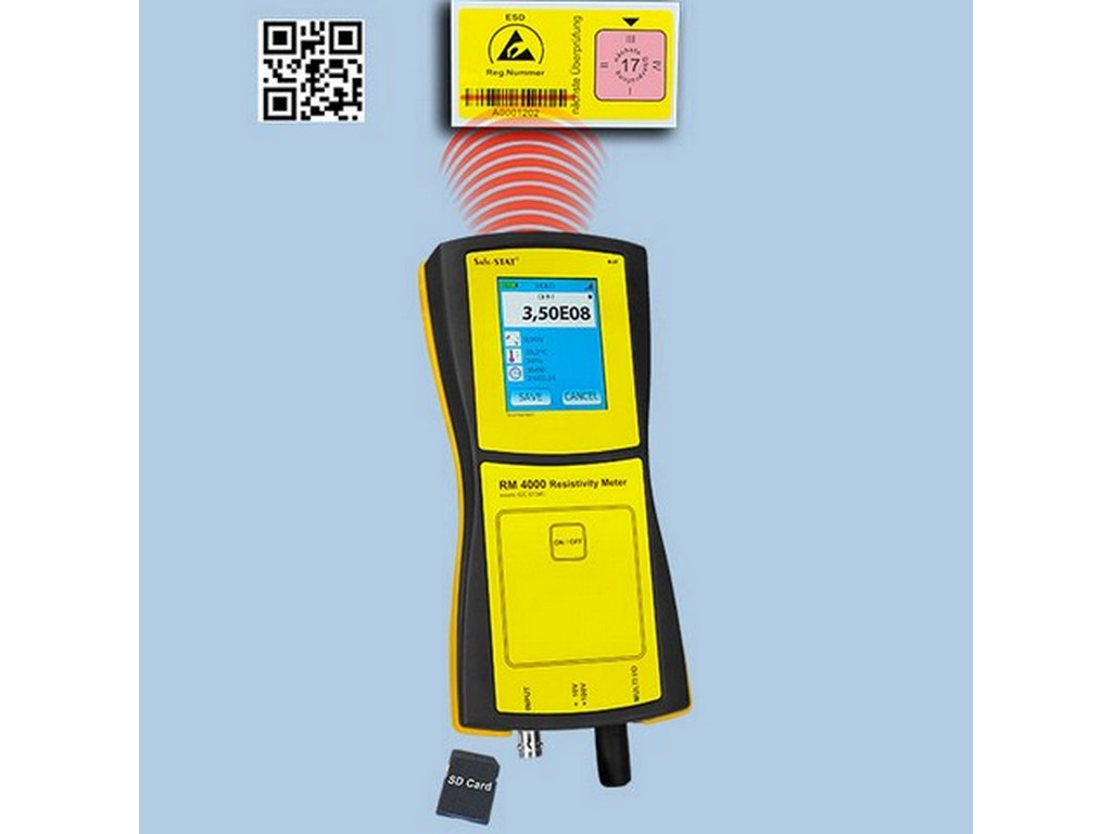 Safe-STAT Teraohmmeter RM 4000 inkl. måleledning