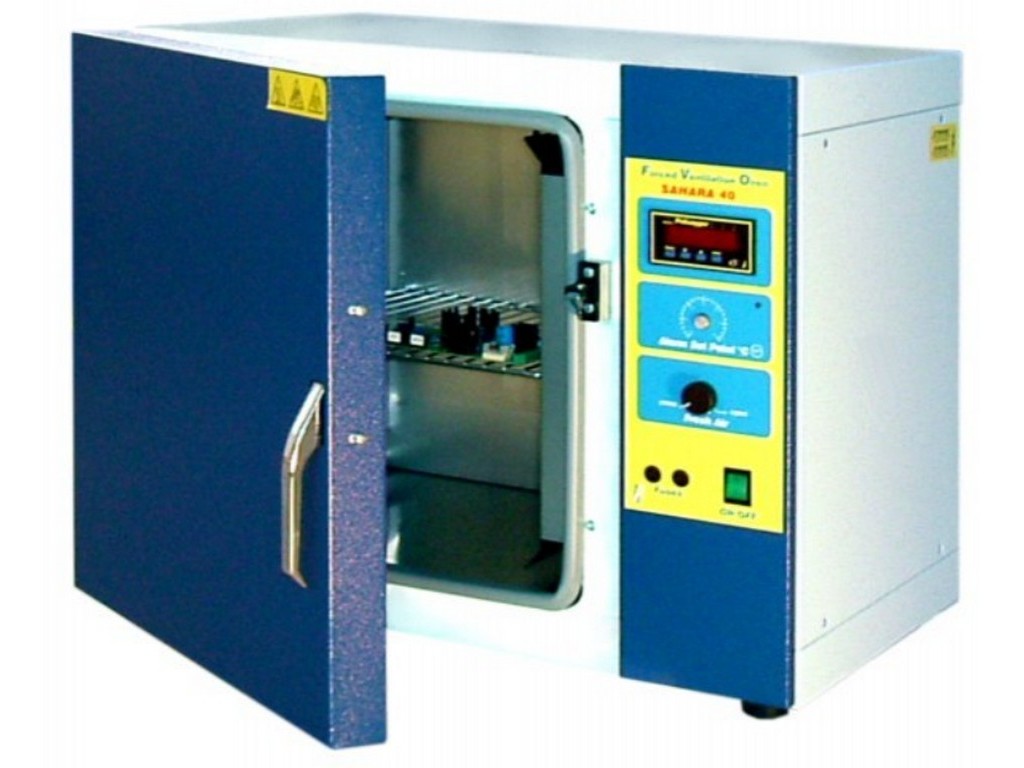 Bageovn 120 liter med humidity control, åben dør med hylder