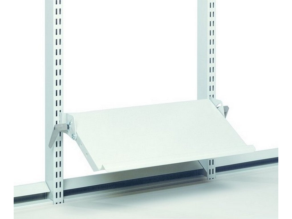 Document shelf, M750x270, (vippe 10-75º) light grey