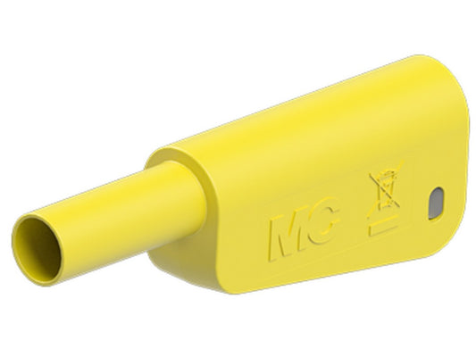 Insulation for banana plug KT-SL-4-39 Ø4mm YELLOW for 1mm wire for SLQ-4x +SLM-4x