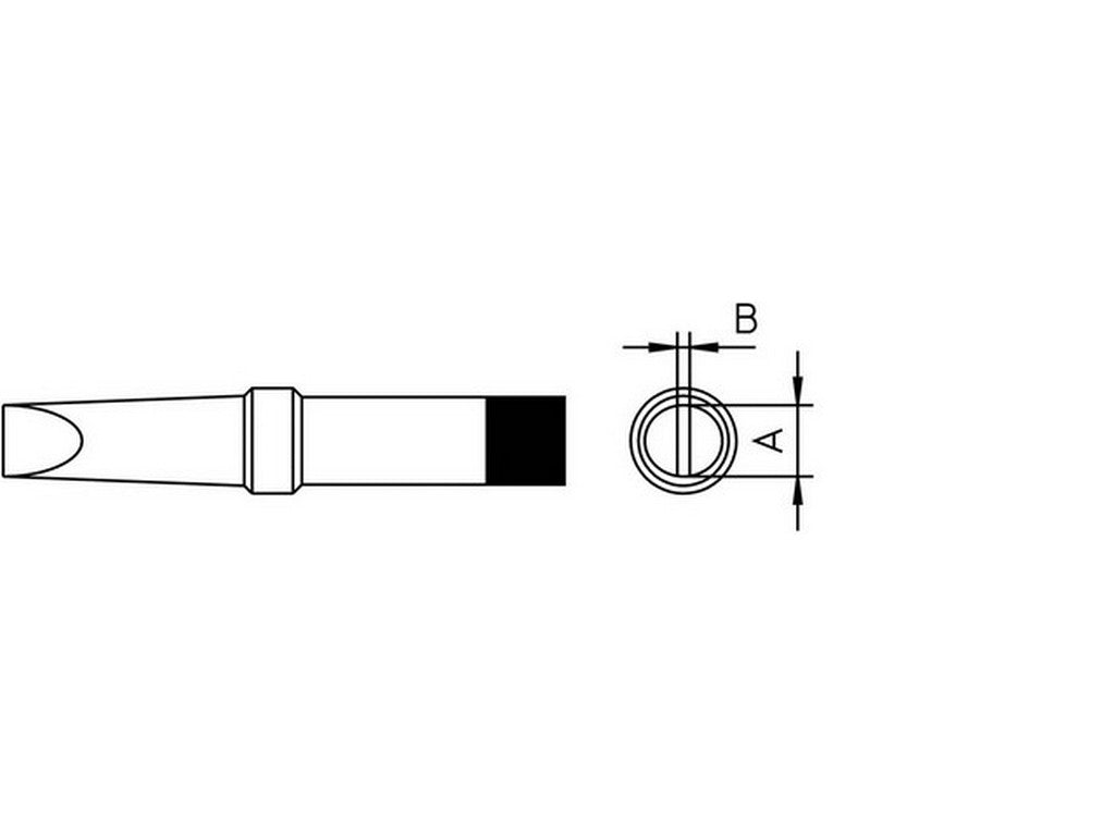 Loddespids 425°C 1,6mm skruetr