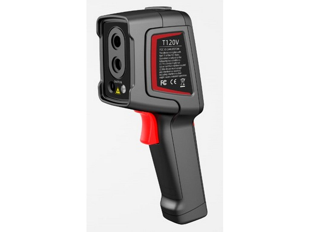 Thermal camera pixel 120x90/-20℃-400℃ w/ digital camera w/ 16GB TF card/ w/ rechar. Li-Ion battery