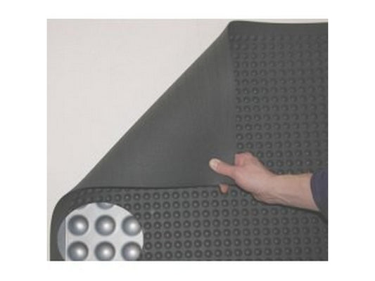 Standmåtte ESD m. flade bobler 90x120 cm skrå kanter
