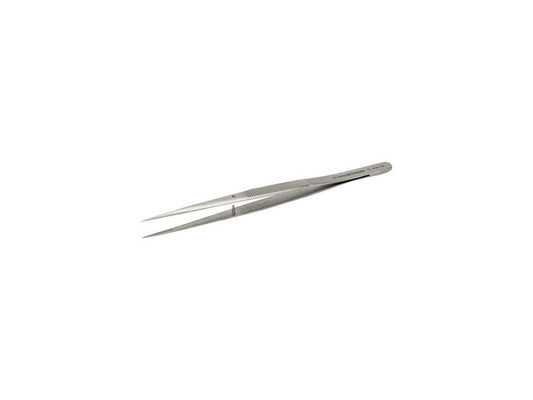 tweezers antimagnetic stainless steel high precision with knurled fine tips and adjustment tip