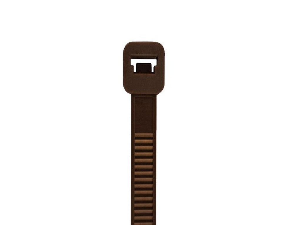 Cable tie brown 4.8 x 370mm Bag w. 100 pcs.