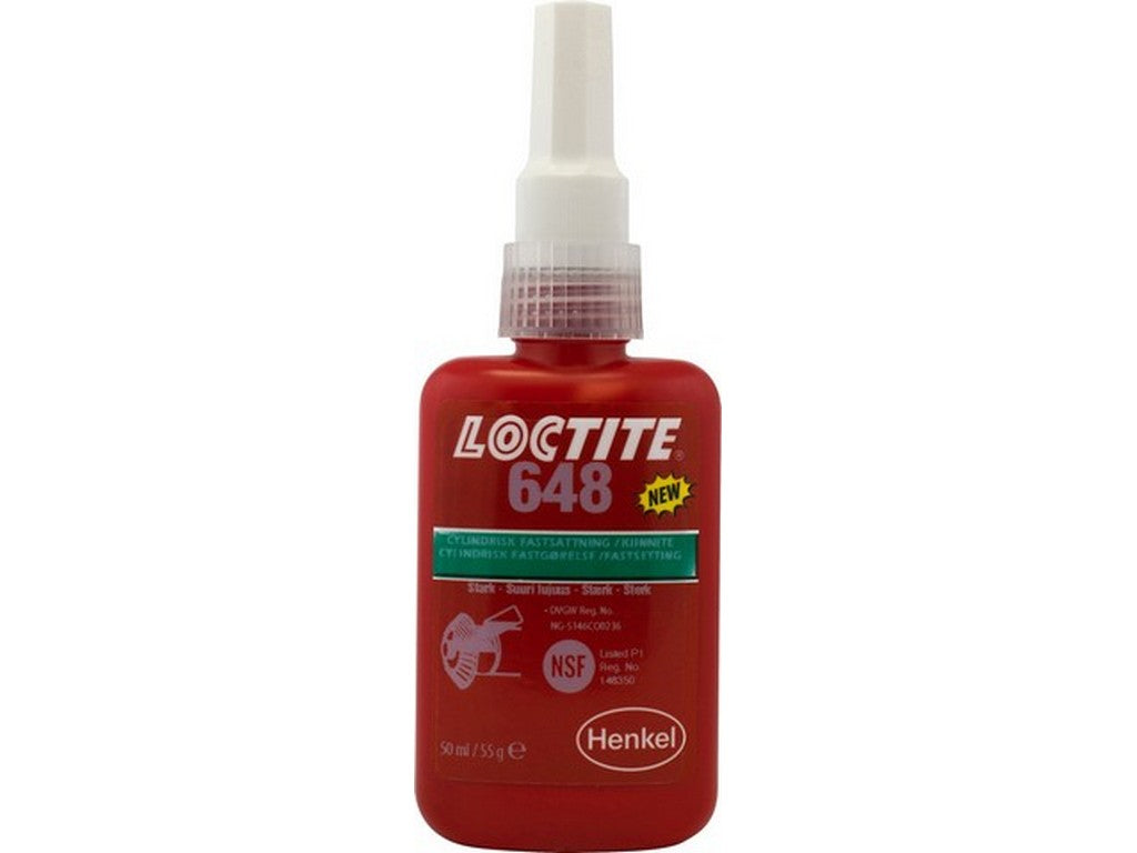 Loctite 648 bearing lock strong 50ml bottle