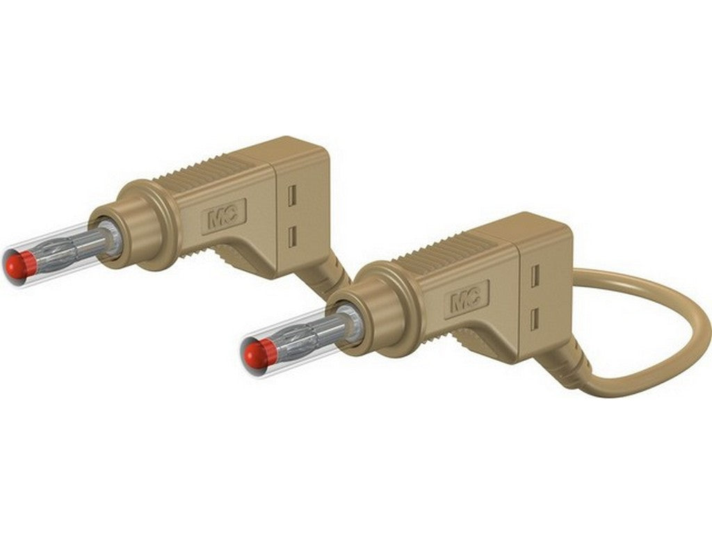 Test lead XZG425/SIL brown 100cm - 600V CATII 32A
