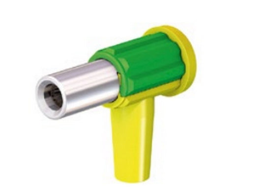 Angled connector POAG-KBT6-EC/4 yellow/green
