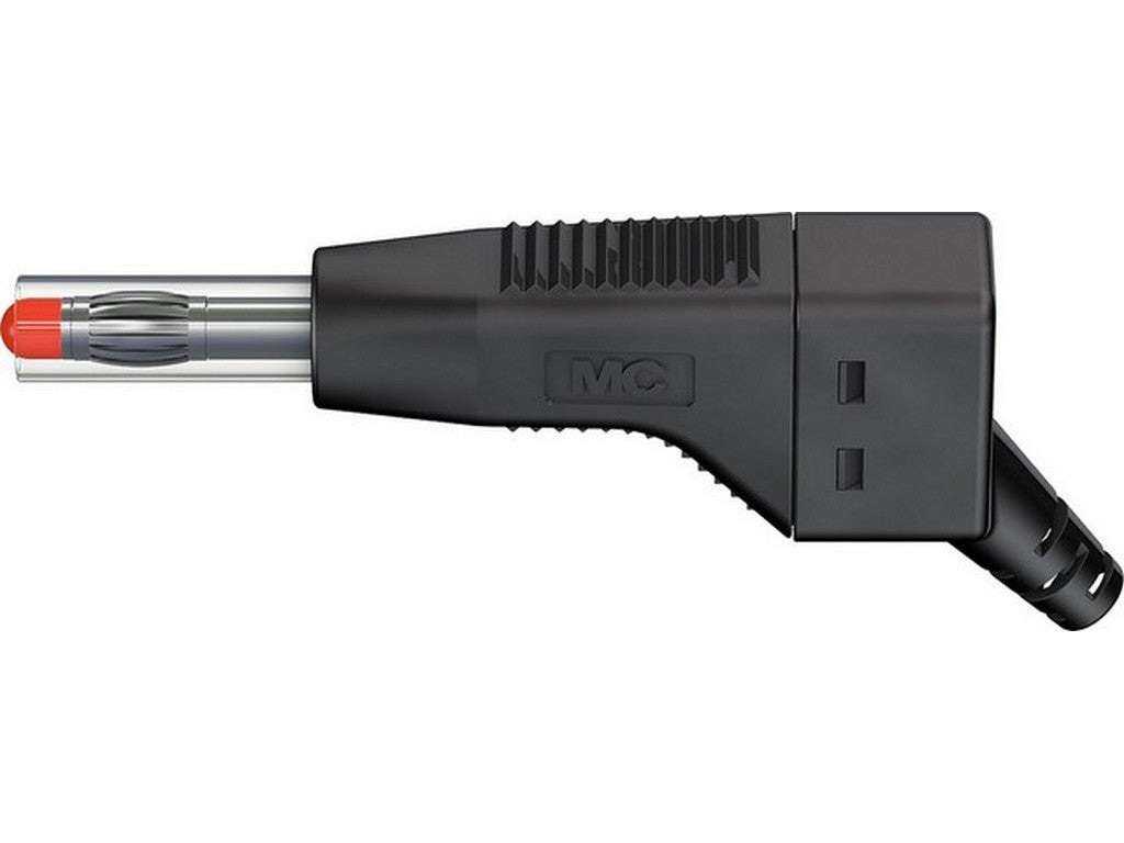 Plug stackable ZGL-425 4mm black