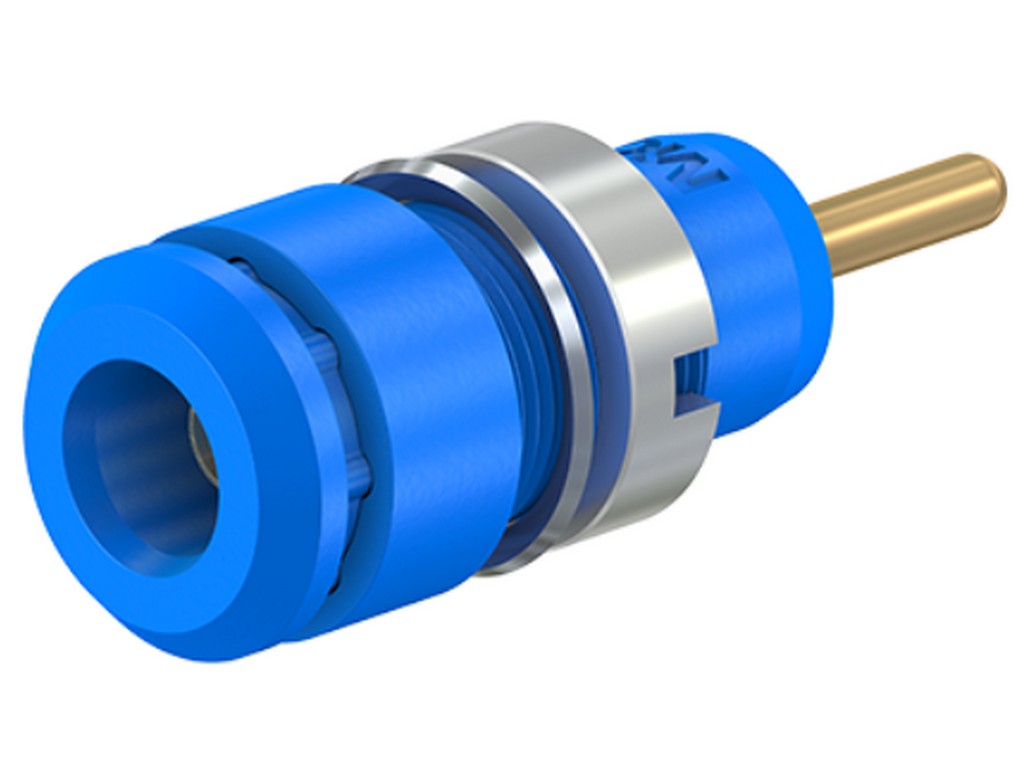 Socket recessed SLB2-R blue 600V CAT III 10A