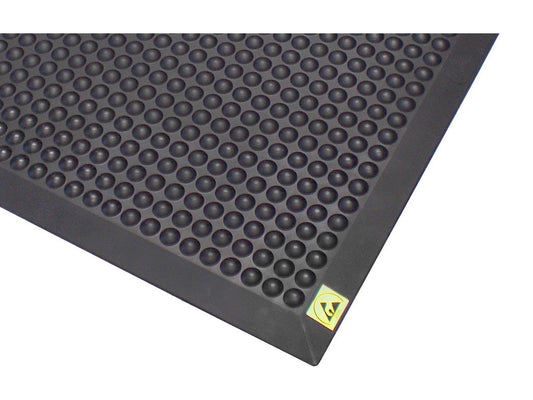 Standing mat ESD with high bubbles 96x300 cm beveled edges