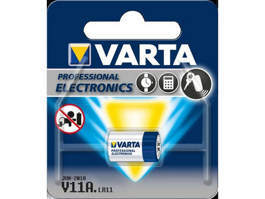 Varta batteri V11A alkaline 6V; 38mAh; Ø10,2x16,5