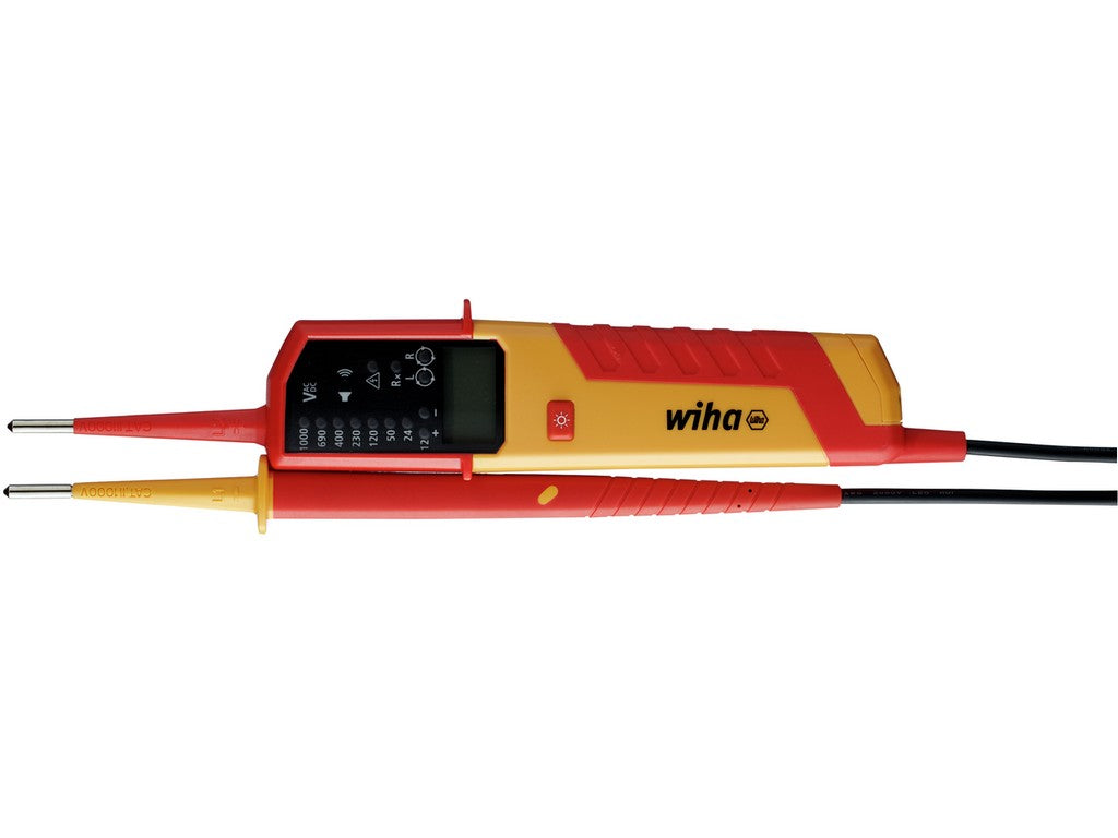 Voltage and continuity tester eMobility, 12-1000V AC, CAT IV incl. 2x AAA batteries