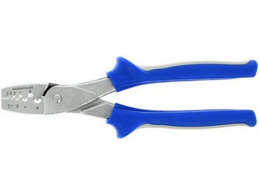 Crimping pliers for terminal tubes 0.5-16mm2 mandrel crimping