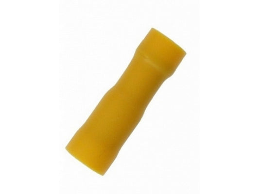 Round connector insulated female yellow 4-6mm-Ø5mm