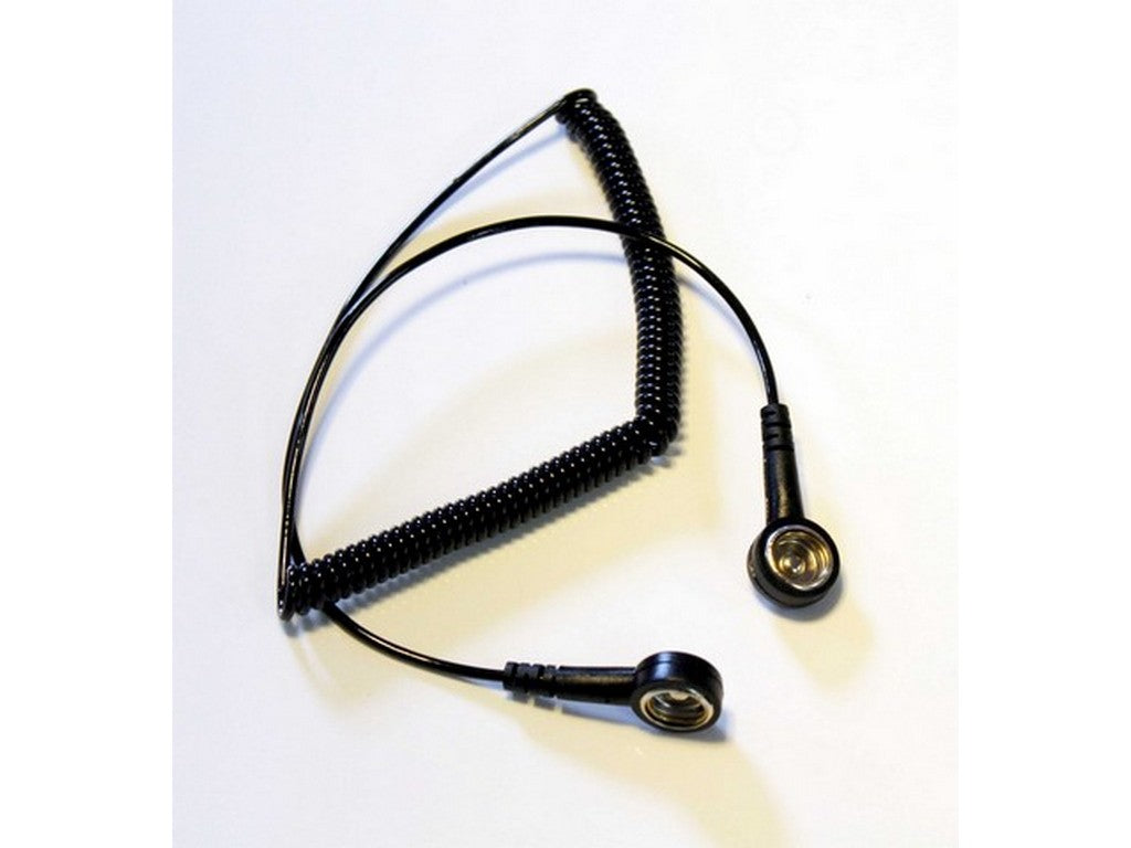 Spiral cable 1.8 m Standard 2 x 10mm female push button