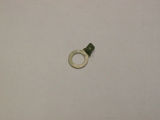 Flat connector uninsulated male 6.3x0.8-Ø10.5; angle 45°