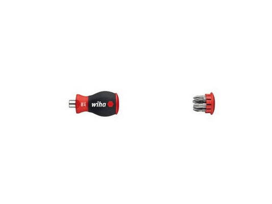 Screwdriver w/bits Tumling PH1-2-3 + PZ1-2-3